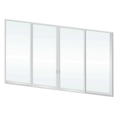 Impact sliding glass door